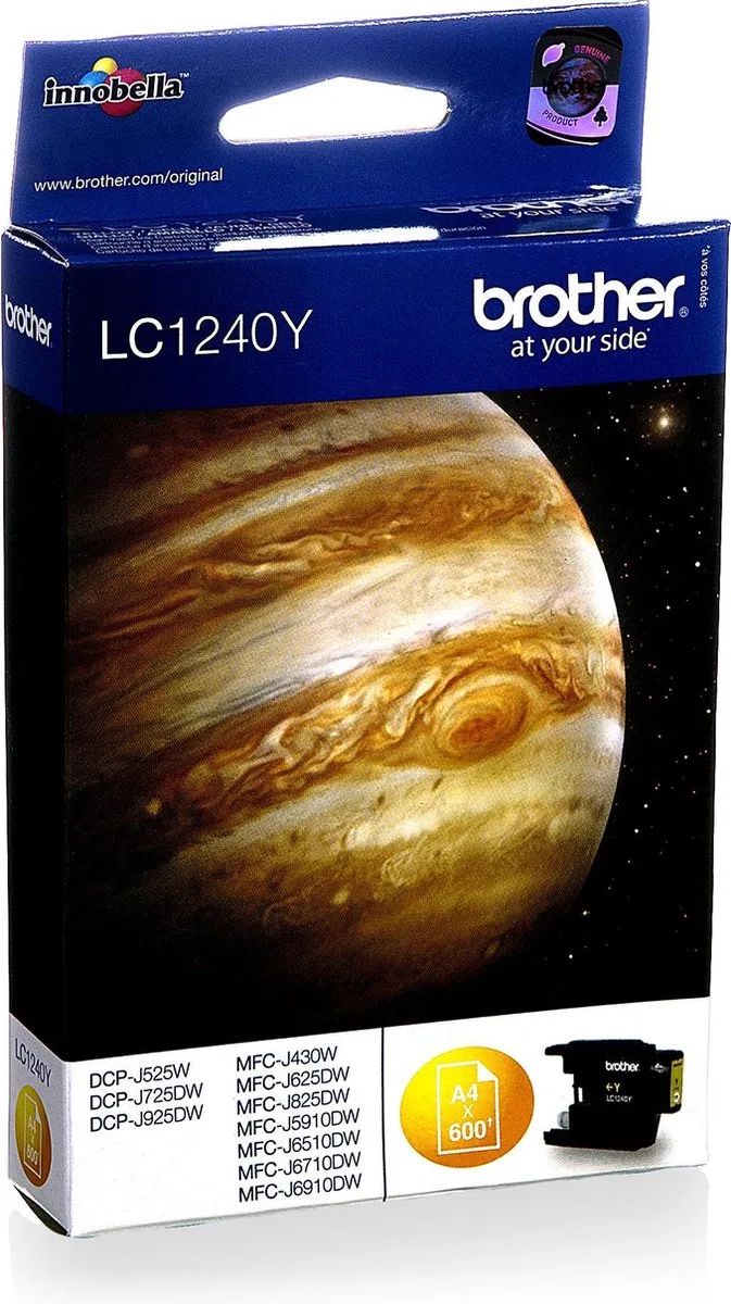 LC-1240 - Inktcartridge van Brother in Geel – productfoto