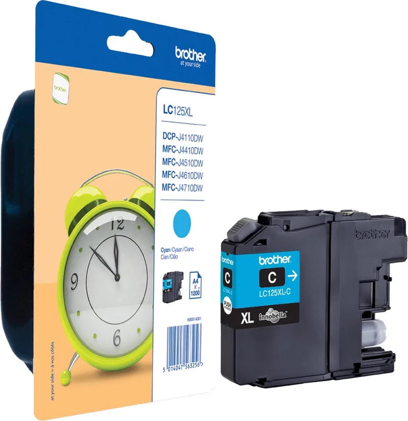 LC-125XLCBP - Inktcartridge / Hoge Capaciteit by Brother in Cyaan – product photo
