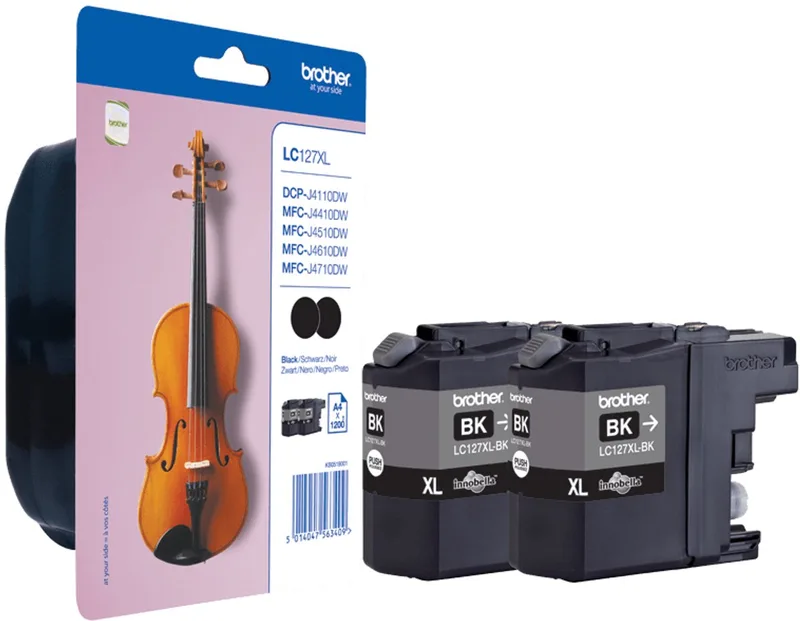 LC-127XLBK - Inktcartridge / Zwart / Hoge Capaciteit de Brother en Noir – photo produit