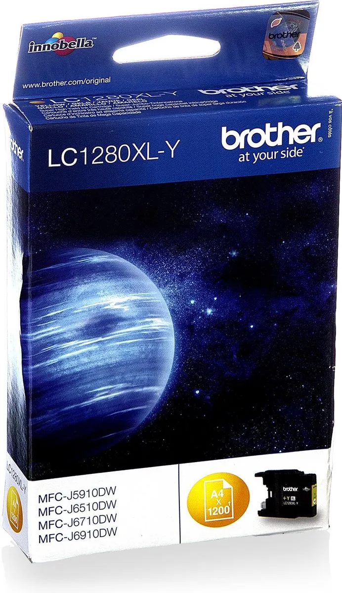 LC-1280 - Inktcartridge by Brother in Yellow – product photo