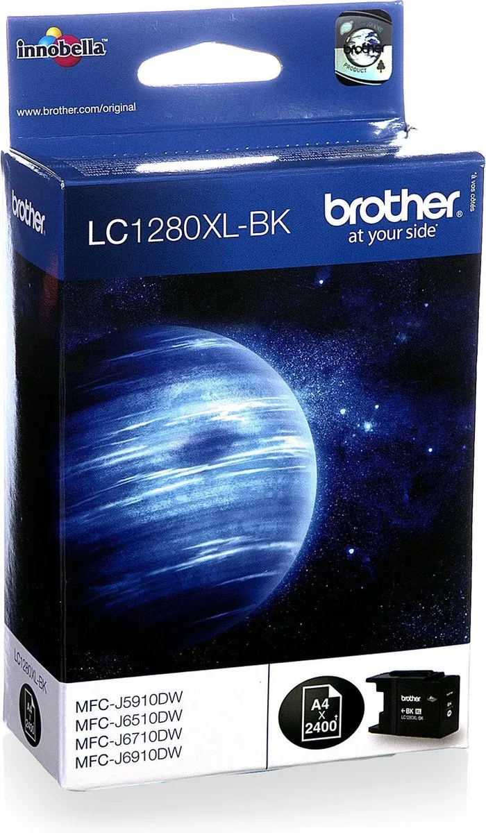 LC-1280XLBK - Inktcartridge / Hoge Capaciteit by Brother in Black – product photo