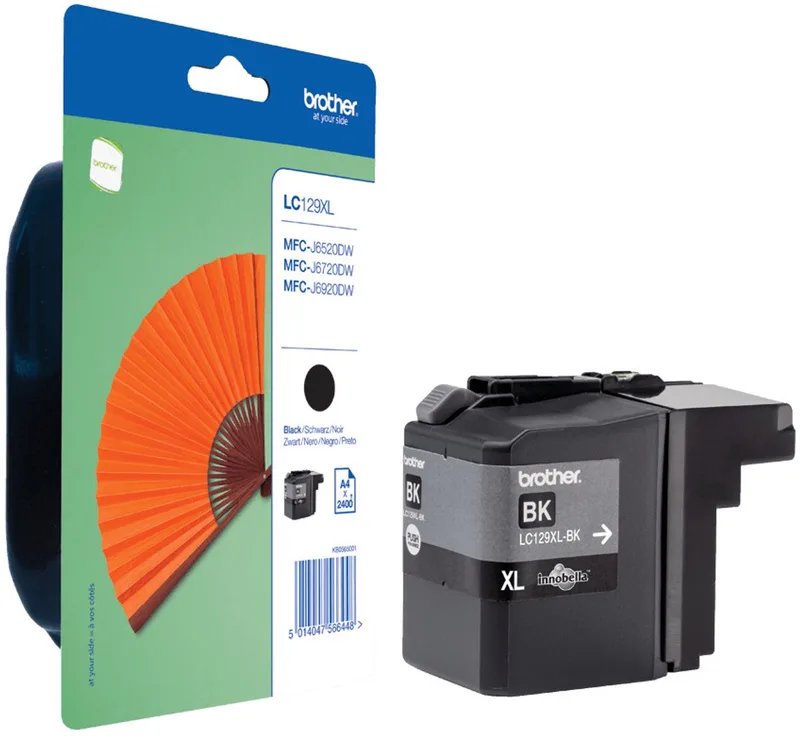LC-129XLBKBP inktcartridge de Brother en Noir – photo produit