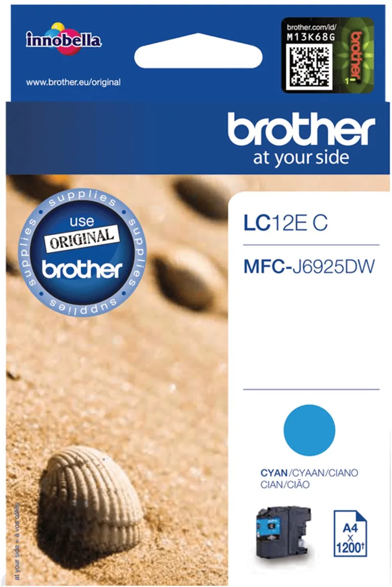 LC-12EC - Inktcartridge van Brother in Cyaan – productfoto