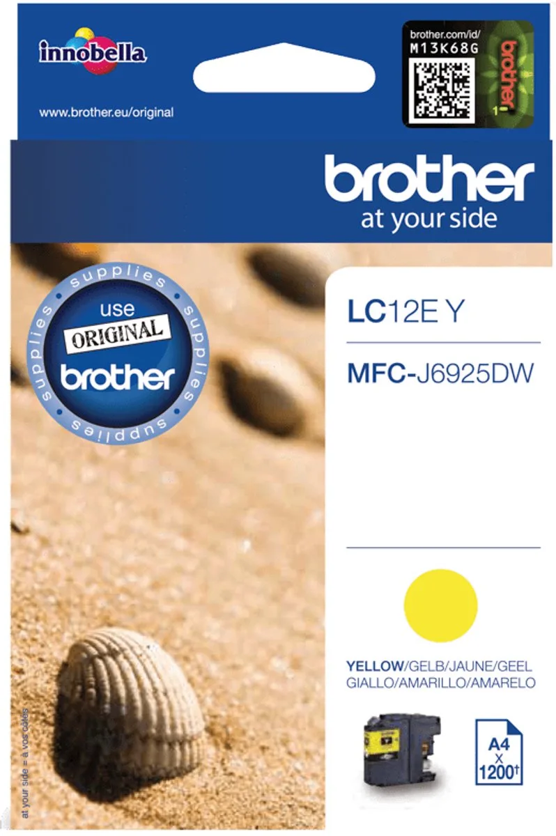 LC-12EY - Inktcartridge von Brother in Gelb – Produktfoto