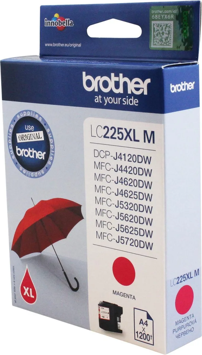 LC-225XL - Inktcartridge von Brother in Magenta – Produktfoto