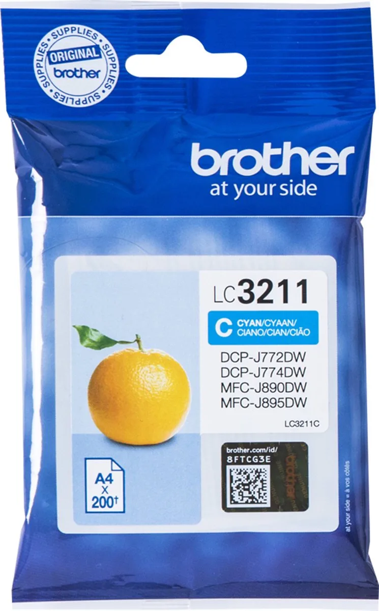 LC-3211C - Inktcartridge von Brother in Cyaan – Produktfoto