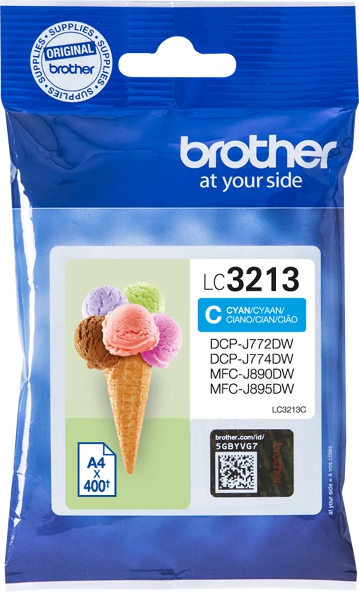 LC-3213C - Inktcartridge fra Brother i Cyaan – produktbillede