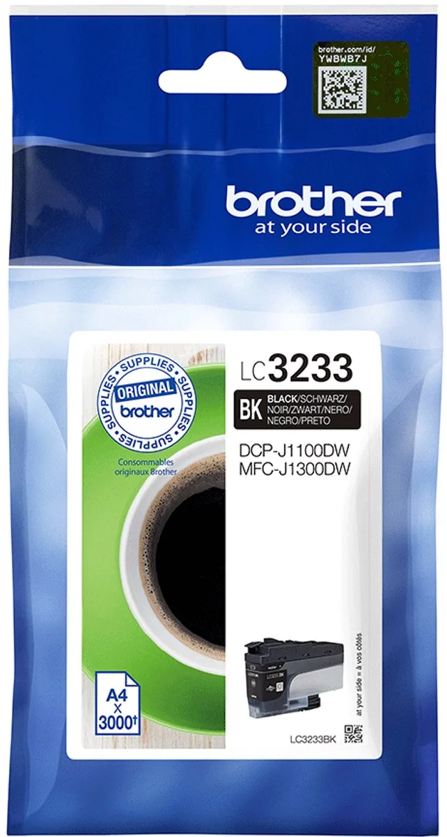 LC-3233BK - Inktcartridge by Brother in Black – product photo