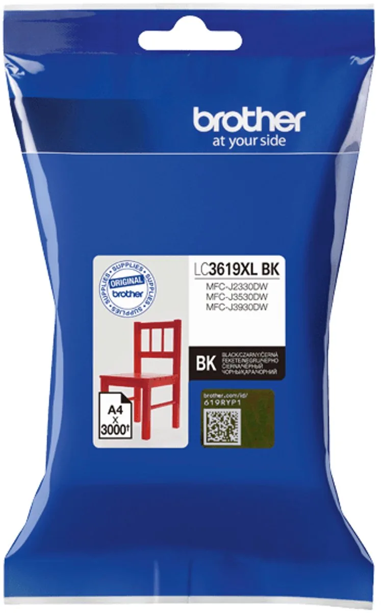 LC-3619XLBK inktcartridge 1 stuk(s) Origineel de Brother en Noir – photo produit