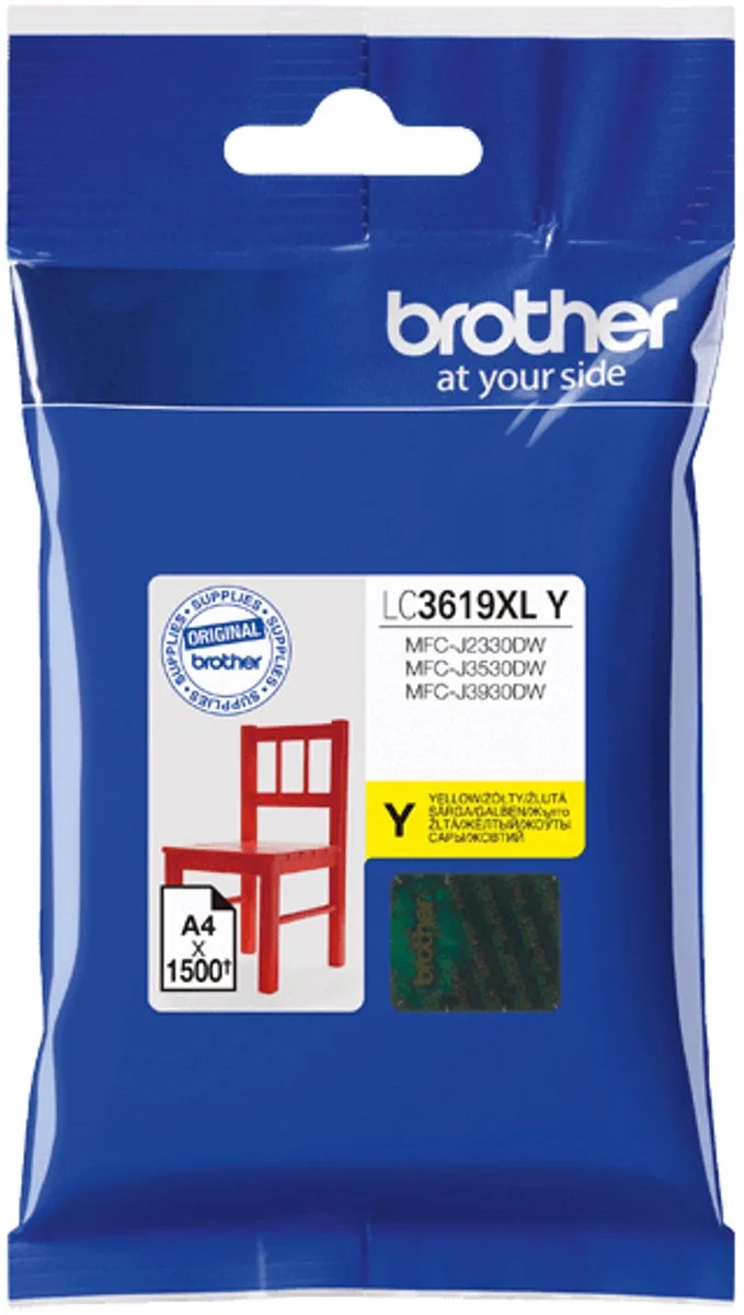 LC-3619XLY inktcartridge 1 stuk(s) Origineel by Brother in Yellow – product photo