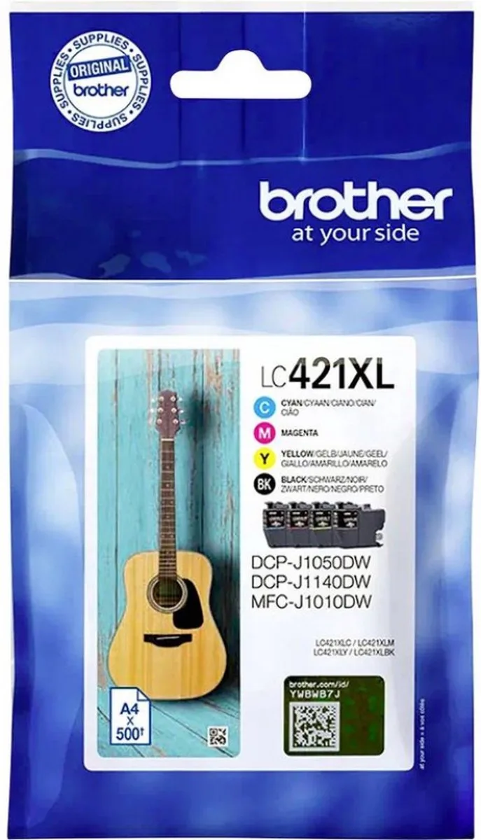 LC-421XL - Originele Cartridge - Hoge capaciteit - Zwart, Cyaan, Magenta, Geel de Brother en Kleur – photo produit