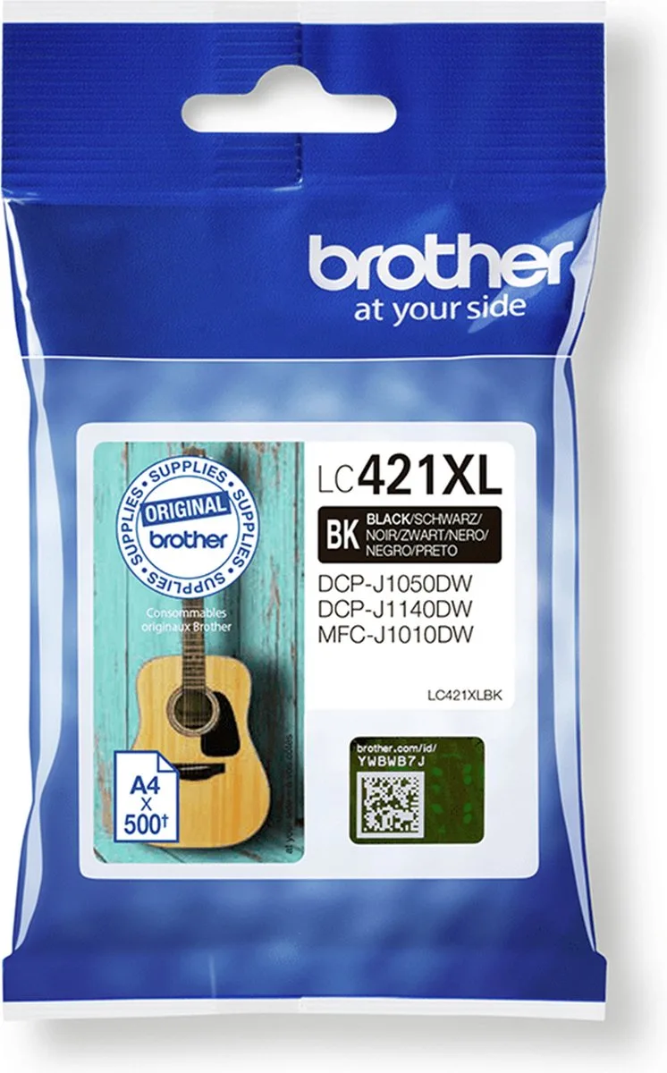 LC-421XLBK - Originele Cartridge - Hoge capaciteit von Brother in Schwarz – Produktfoto