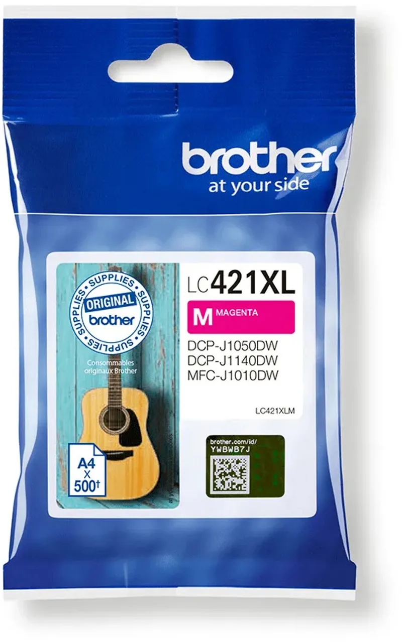 LC-421XLM - Originele Cartridge - Hoge capaciteit de Brother en Magenta – photo produit