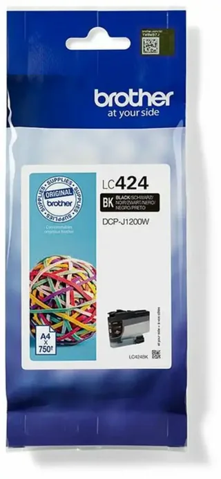 ‎LC-424BK - Originele Cartridge - Standaard formaat de Brother en Noir – photo produit 2 sur 2