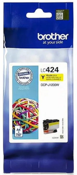 LC-424Y - Originele Cartridge - Standaard formaat by Brother in Yellow – product photo 1 of 2