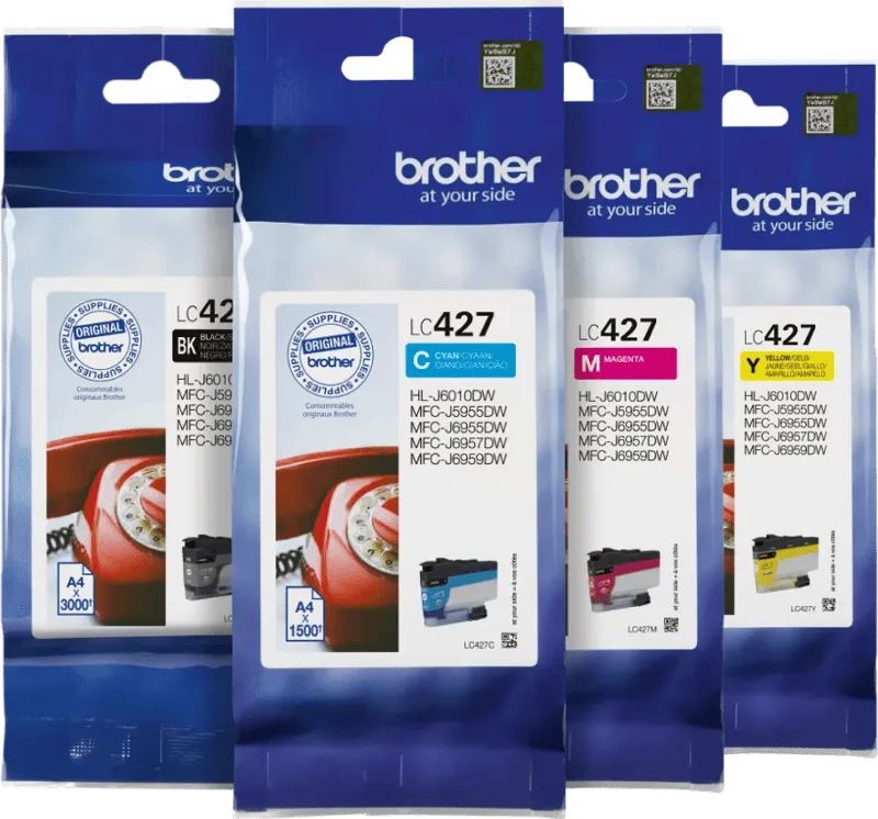 LC-427 Cartridge Combo Pack från Brother – produktbild