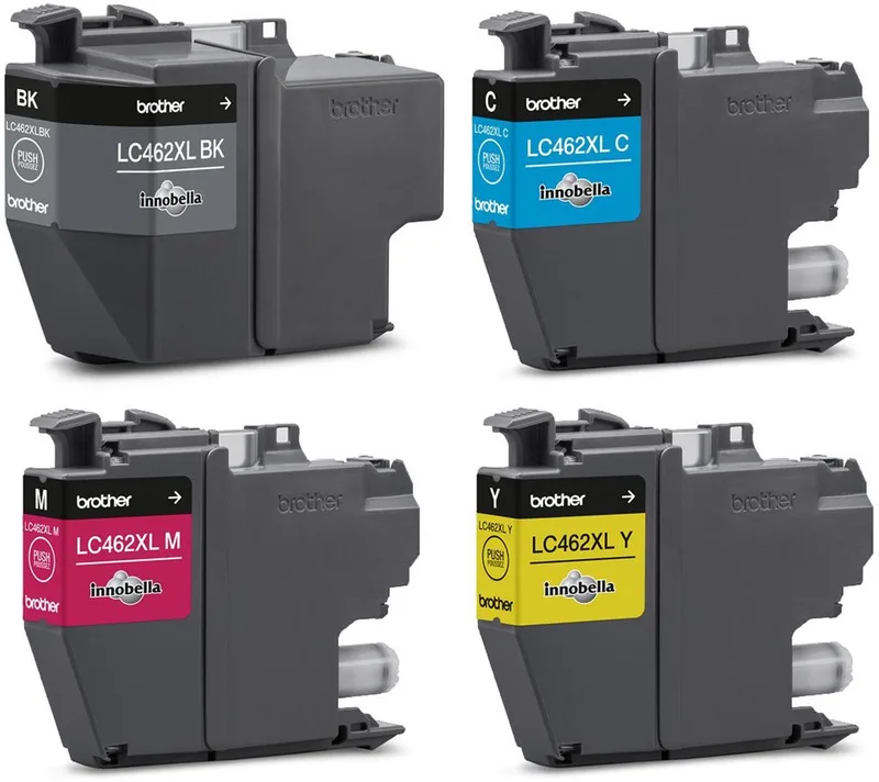 LC-462XL XL Inktcartridges voor J2340DW J3540DW J3940DW - 3000 Pagina's von Brother in Schwarz, Cyan, Magenta, Gelb – Produktfoto