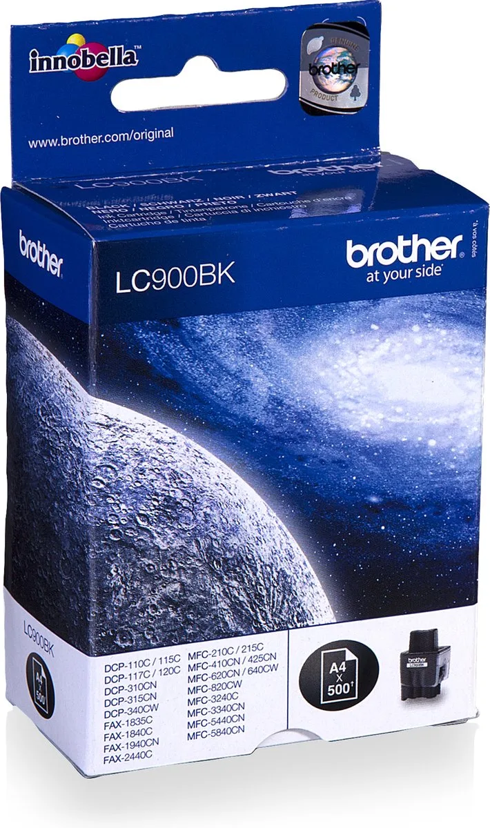 LC-900BK - Inktcartridge by Brother in Black – product photo