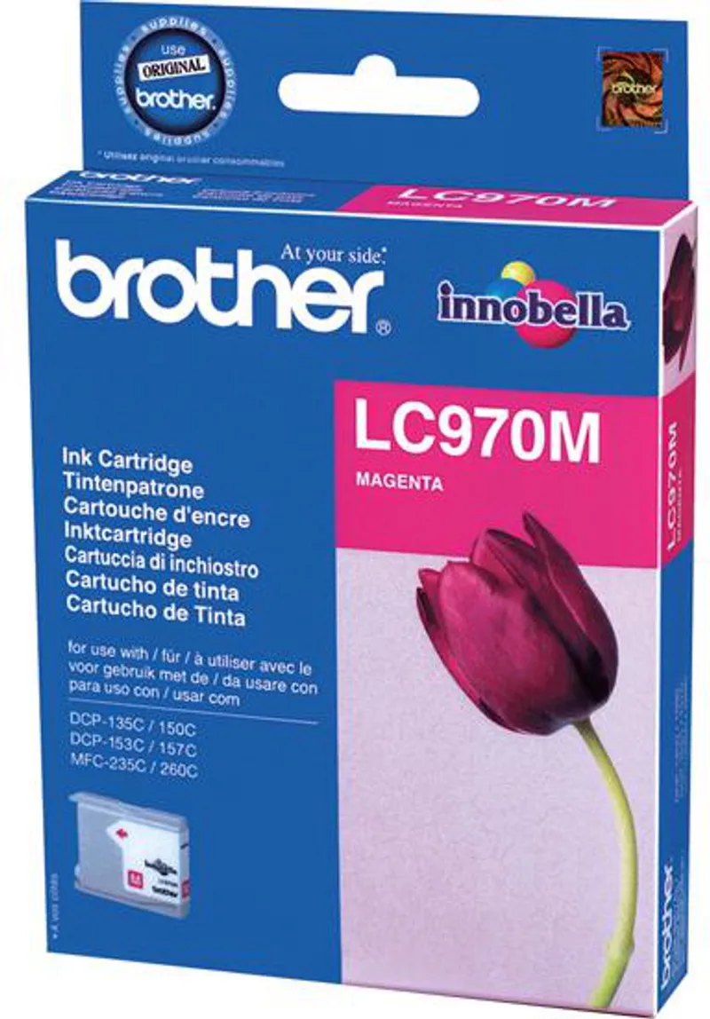 LC-970MBP inktcartridge 1 stuk(s) Origineel von Brother in Magenta – Produktfoto