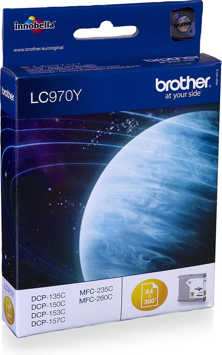LC-970Y Inktcartridge van Brother in Geel – productfoto