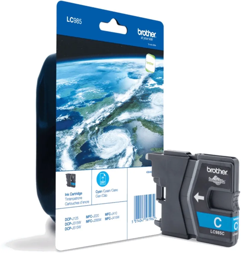 LC-985CBP - Inktcartridge by Brother in Cyaan – product photo