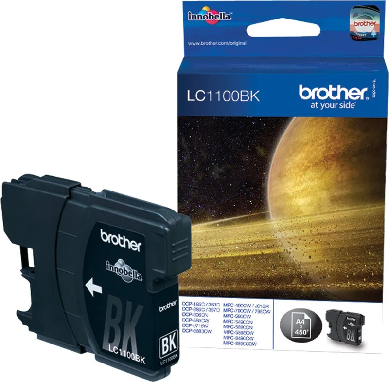 LC1100BK - Inktcartridge by Brother in Black – product photo