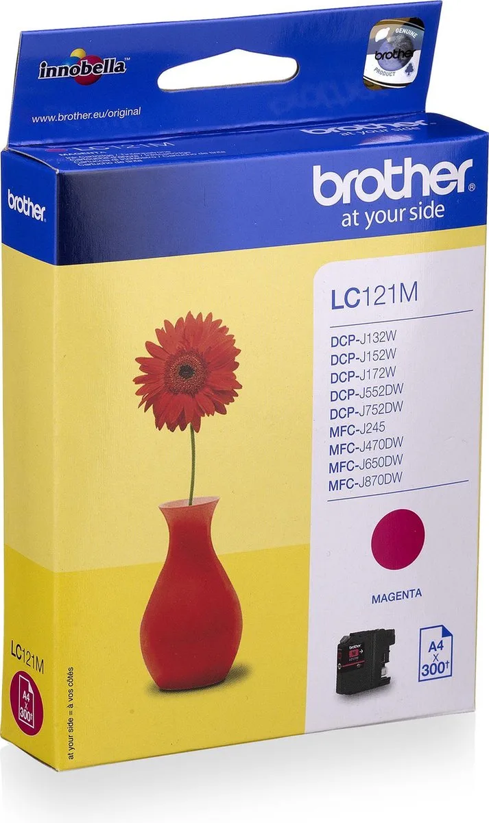 LC121 - Inktcartridge by Brother in Magenta – product photo