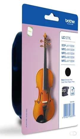 LC127XLBKBP inktcartridge 1 stuk(s) Origineel Zwart (LC127XLBKBP) by Brother – product photo