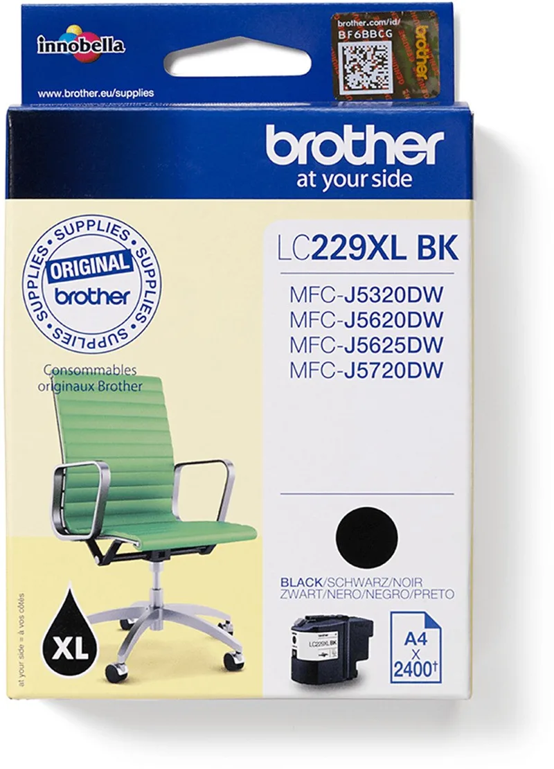 LC229XL-BK - Inktcartridge van Brother in Zwart – productfoto
