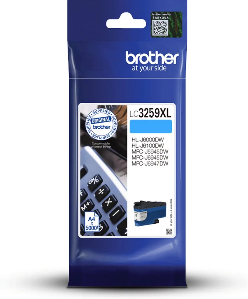 LC3259XLCP tonercartridge 1 stuk(s) Origineel de Brother en Cyaan – photo produit