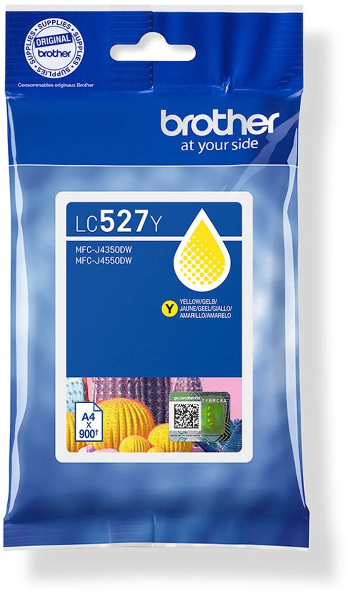 LC527Y inktcartridge 1 stuk(s) Origineel de Brother en Jaune – photo produit