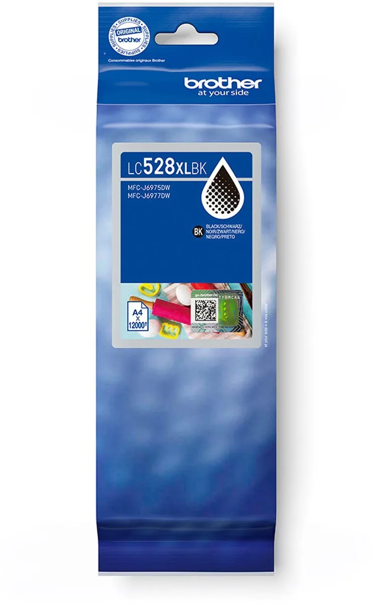 LC528XLBK inktcartridge 1 stuk(s) Origineel Ultrahoog rendement by Brother in Black – product photo