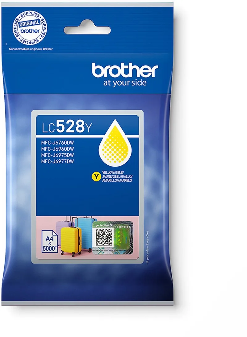 LC528Y inktcartridge 1 stuk(s) Origineel by Brother in Yellow – product photo