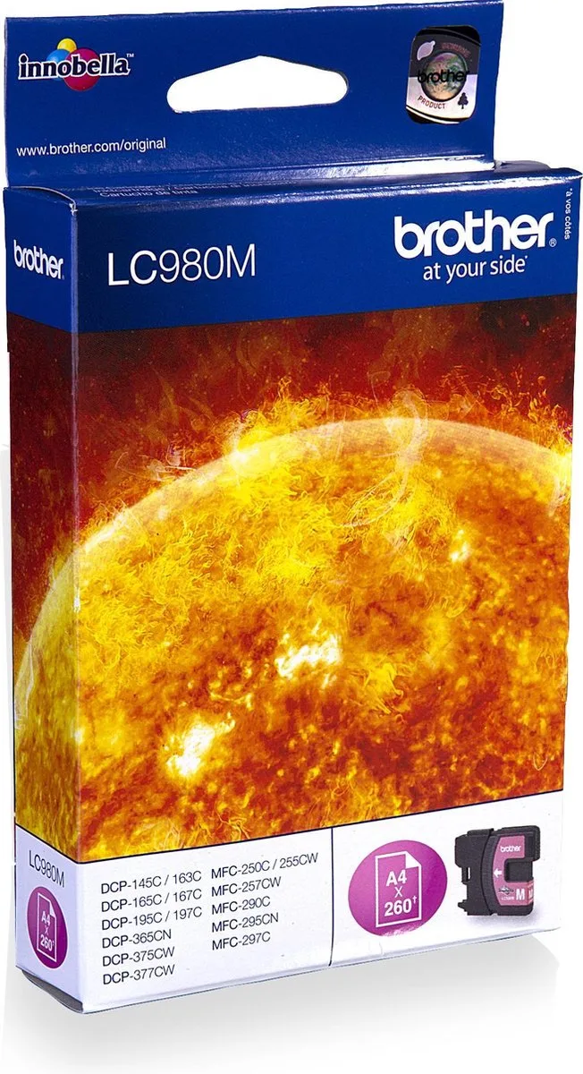 LC980M - Inktcartridge by Brother in Magenta – product photo