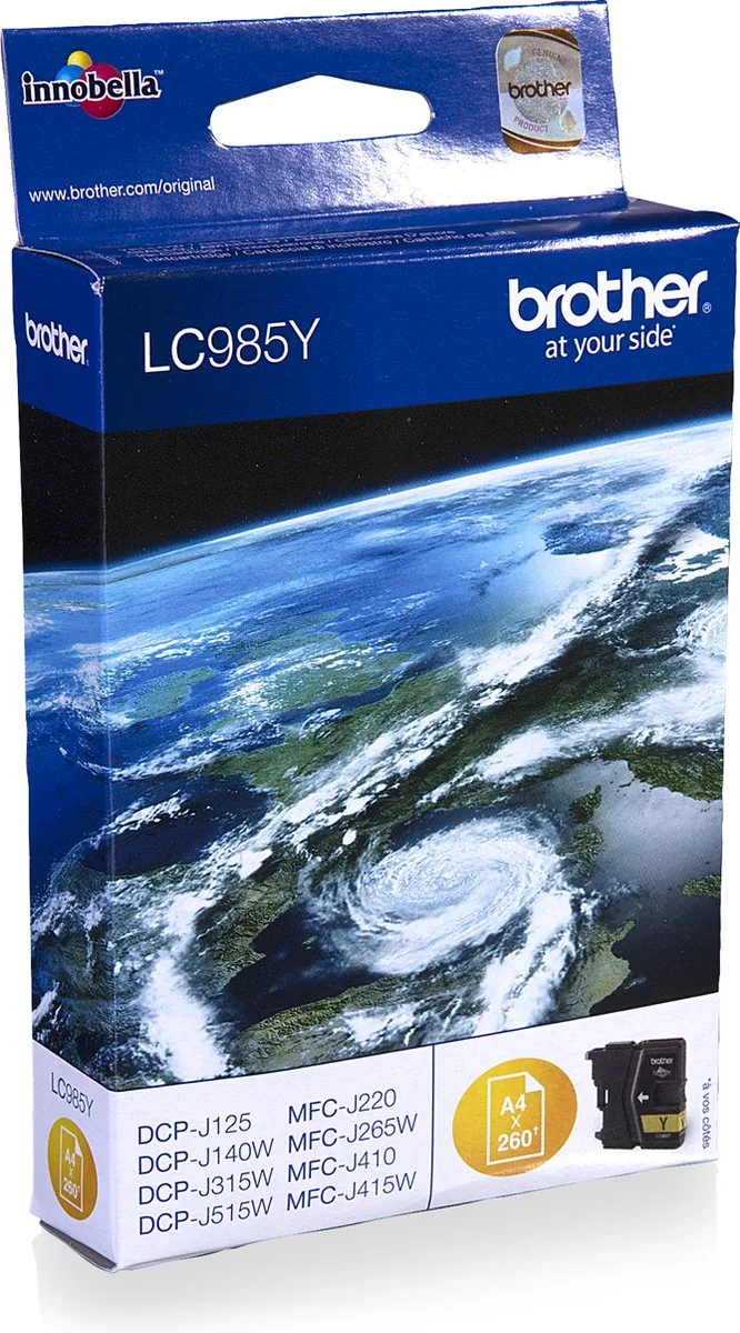 LC985Y - Inktcartridge / Yellow von Brother in Gelb – Produktfoto
