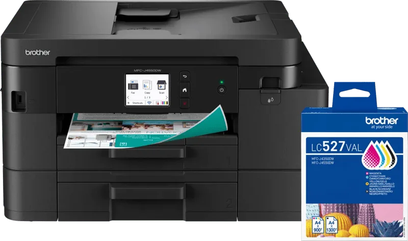 MFC-J4550DW + 1 set extra cartridges de Brother – photo produit