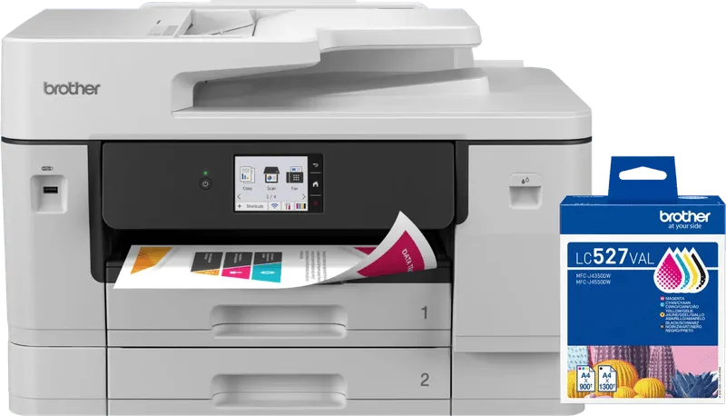MFC-J6960DW + 1 set extra cartridges van Brother – productfoto