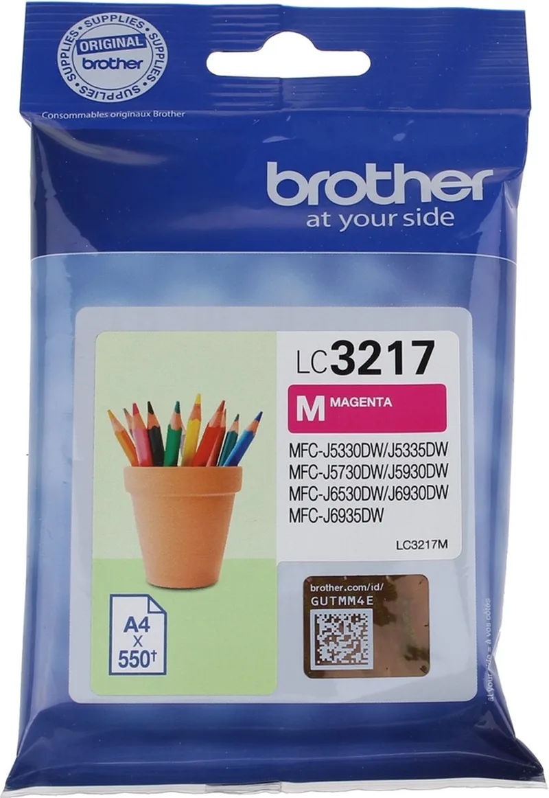 Original Ink Cartridge Brother LC-3217M von Brother in Magenta – Produktfoto