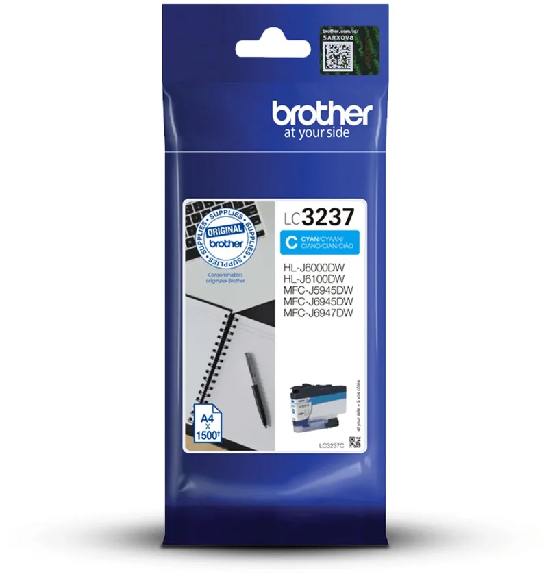 Original Ink Cartridge Brother LC-3237C by Brother in Cyan – product photo