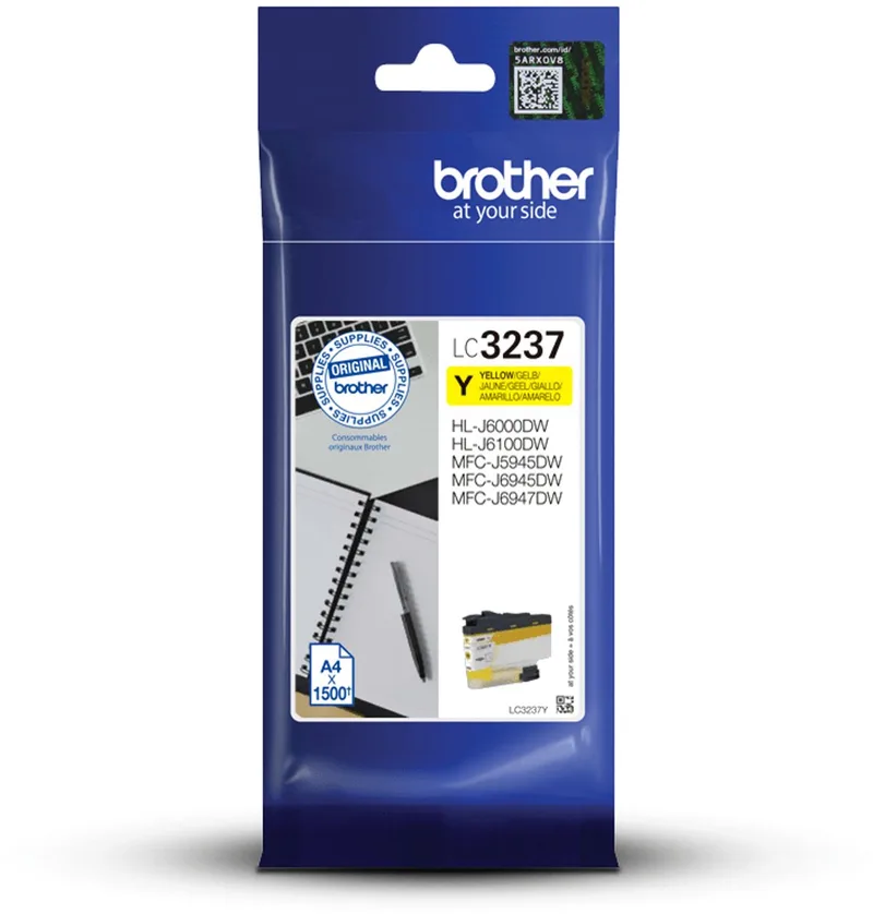 Original Ink Cartridge Brother LC-3237Y de Brother en Jaune – photo produit