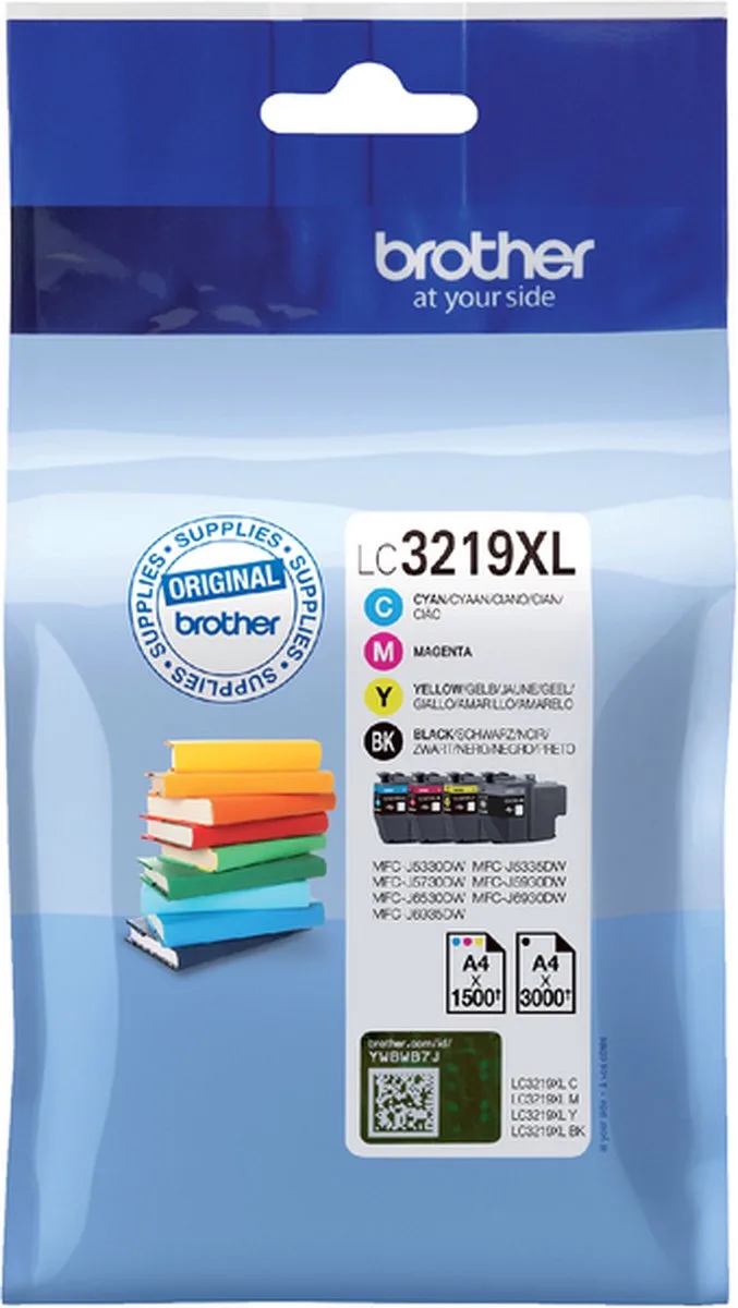 Original Ink Cartridge Brother LC3219XL Black/Cyan/Magenta/Yellow von Brother in Schwarz – Produktfoto