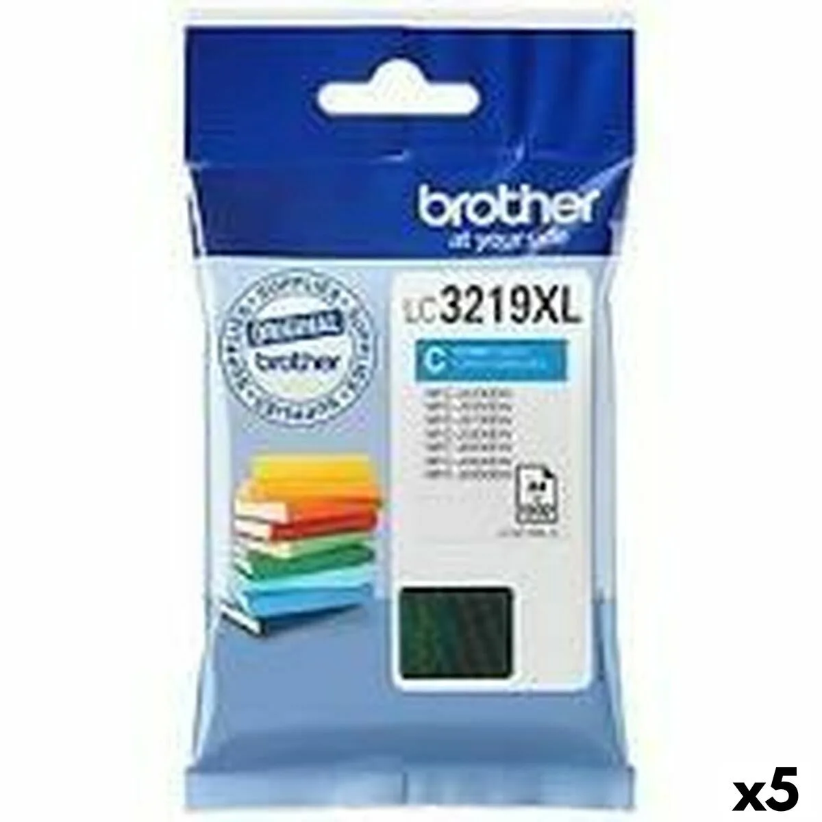 Original Ink Cartridge Brother LC3219XL Cyan de Brother – photo produit