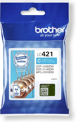 Original Ink Cartridge Brother LC421C by Brother in Cyan – product photo 1 of 3