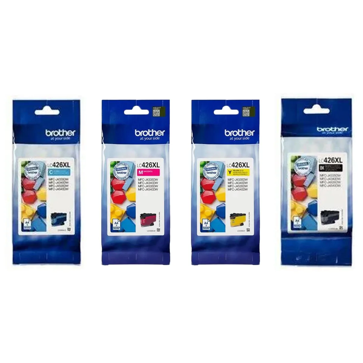 Original LC-426XL Druckerpatronen - 4er Multipack (LC426XLC) (LC-426XLM) (LC-426XLY) (LC-426XLBK) von Brother – Produktfoto
