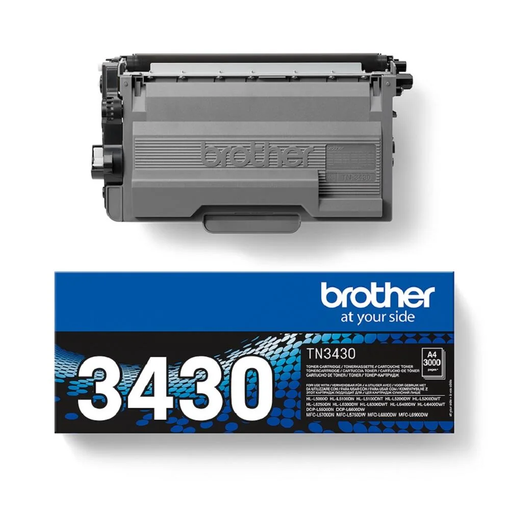 Original TN-3430 Toner - Doppelpack schwarz (2x TN3430) von Brother – Produktfoto