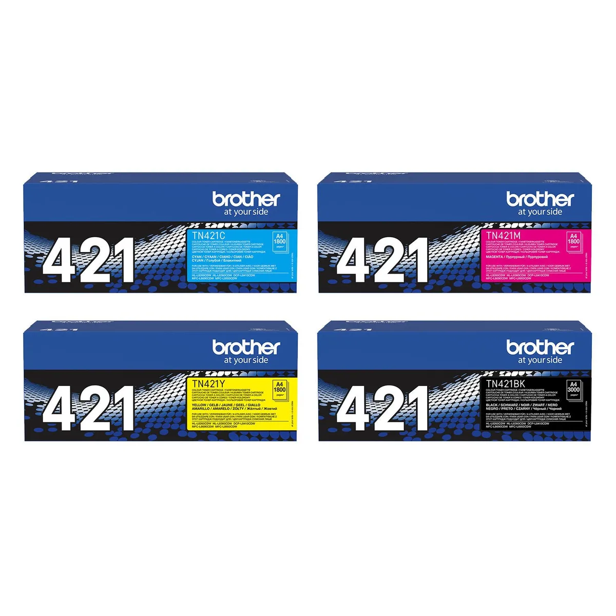 Original TN421 Toner 4er Multipack von Brother – Produktfoto