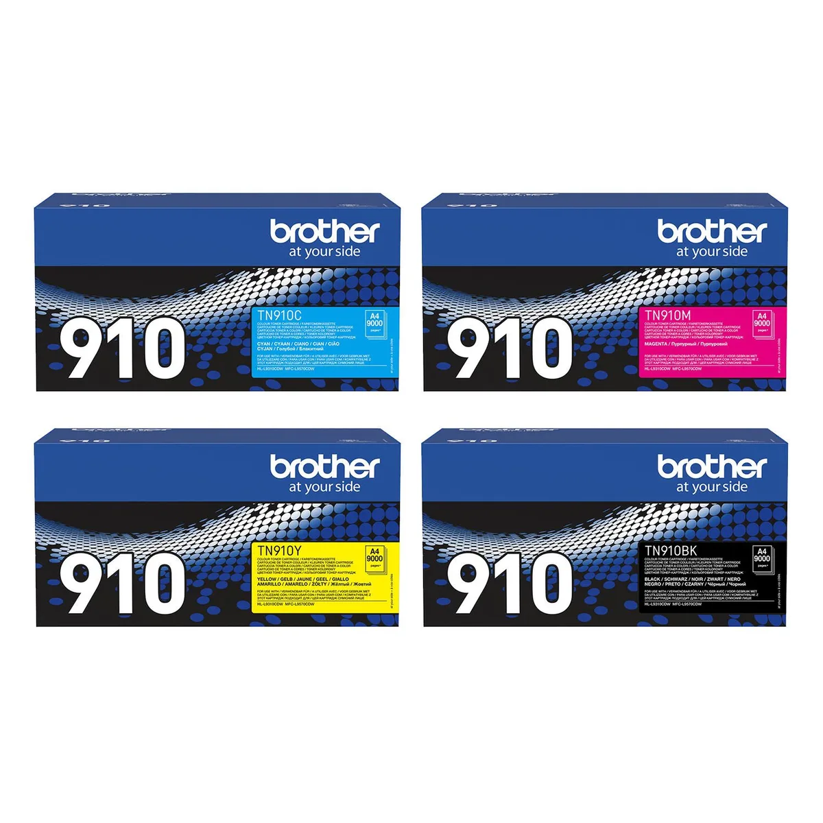 Original TN910 Toner 4er Multipack de Brother – photo produit