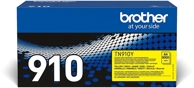 Original Toner Brother TN910Y Black de Brother en Jaune – photo produit