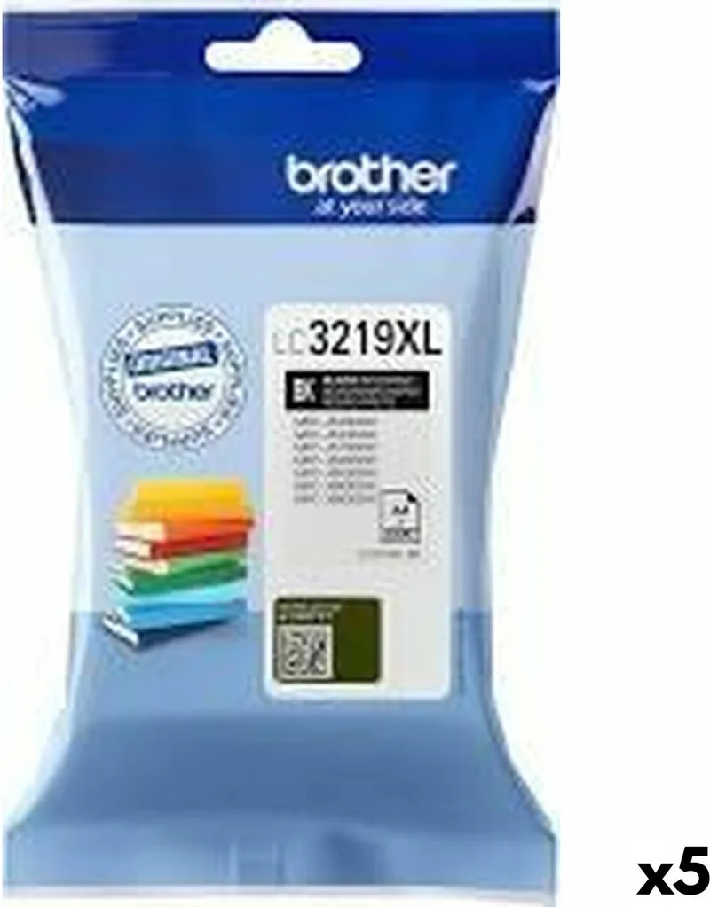 Originele inkt cartridge Brother LC3219XL 5 stuks de Brother en Noir – photo produit