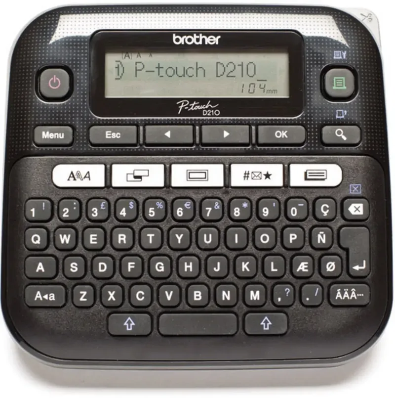 P-touch D210 Beschriftungsgerät Geeignet für Schriftband: TZe 3.5 mm, 6 mm, 9 mm, 12 mm de Brother – photo produit